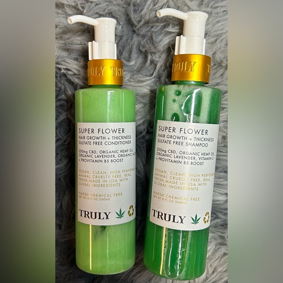 TRULY Hair Truly Super Flower Hair Growth Thickness Shampoo Conditioner Poshmark